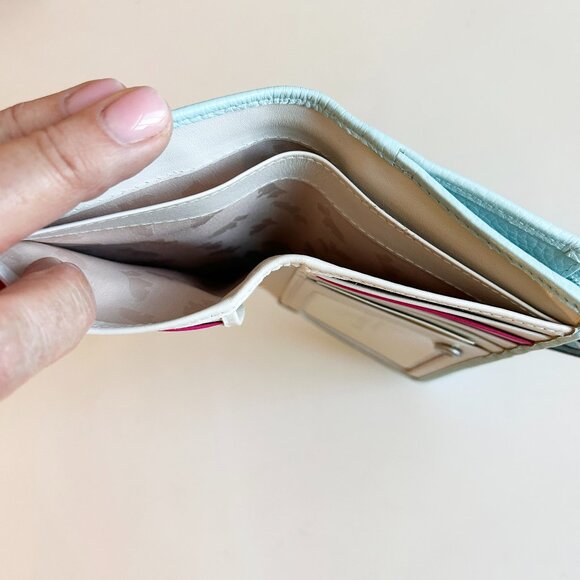 Radley Blue Leather Wallet - Picture 4 of 6